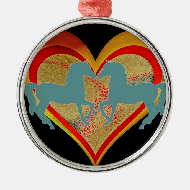 Hästar Ornament (Framsidan)