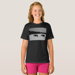 Hästar på Snö gccnm T Shirt