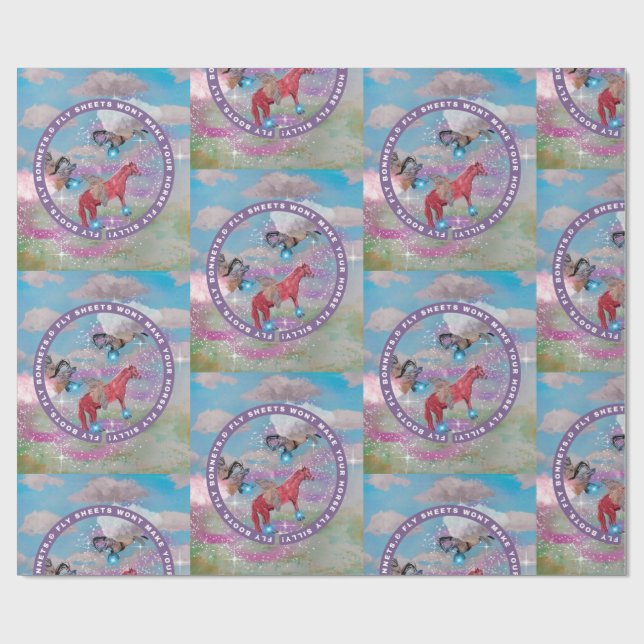 hästar presentpapper (Platt)