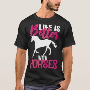 Hästar som säger ridning, skjortskjortbarn t shirt
