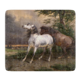 Hästar som skrämts av stormen (av Carle Vernet)