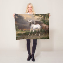 Hästar som skrämts av stormen (av Carle Vernet)