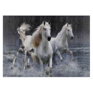 Hästar som springer dekorativ kudde
