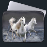 Hästar som springer dekorativ kudde laptop fodral<br><div class="desc">Hästar som springer</div>