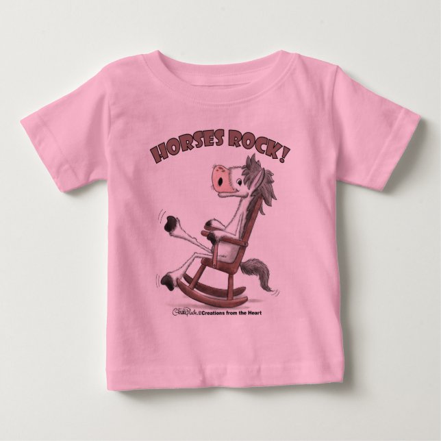 Hästar Sten! Tee Shirt (Framsida)