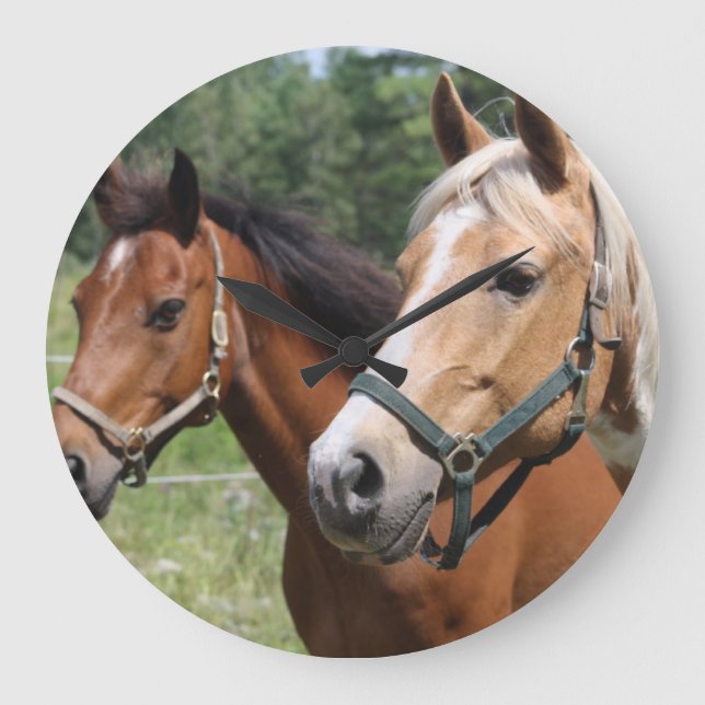Hästar Stor Klocka (Framsida)