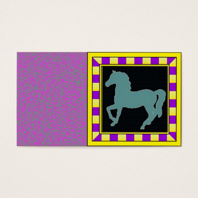 Hästar Visitkort (Framsidan)