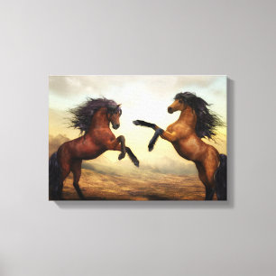 Hästar Zazzle_Growshop Canvastryck