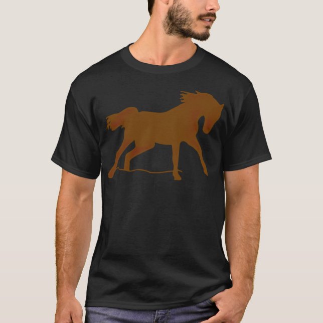 Hästarabiska rodeo t shirt (Framsida)
