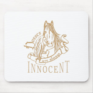 HästarIsInnocent - Mousepad Musmatta