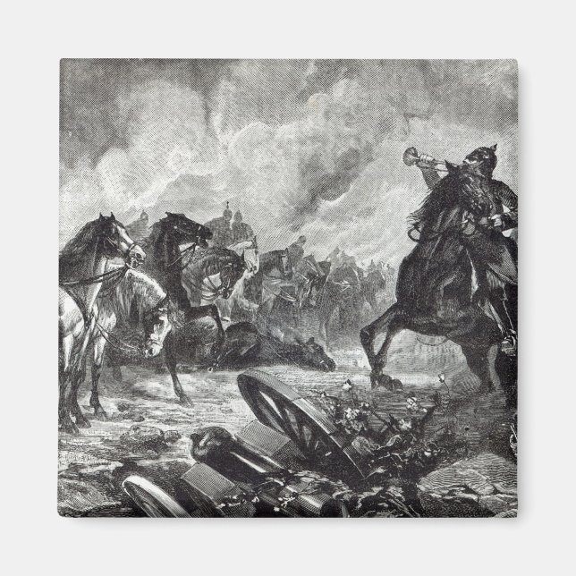 Hästarna Gravelotte Magnet (Framsidan)