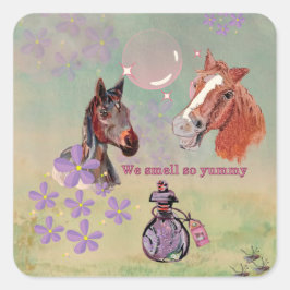 hästbadsdag för häst journal eller kalender, eller fyrkantigt klistermärke