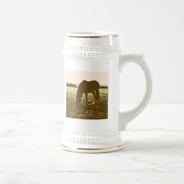 Hästbetande poppgrafik sejdel (Höger)