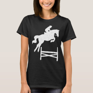Hästbildspel Hoppvis front Equestrian ShowhoppingC T Shirt