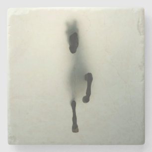 Hästbrytning genom Kanvastryck av foderråvara Pr Stenunderlägg