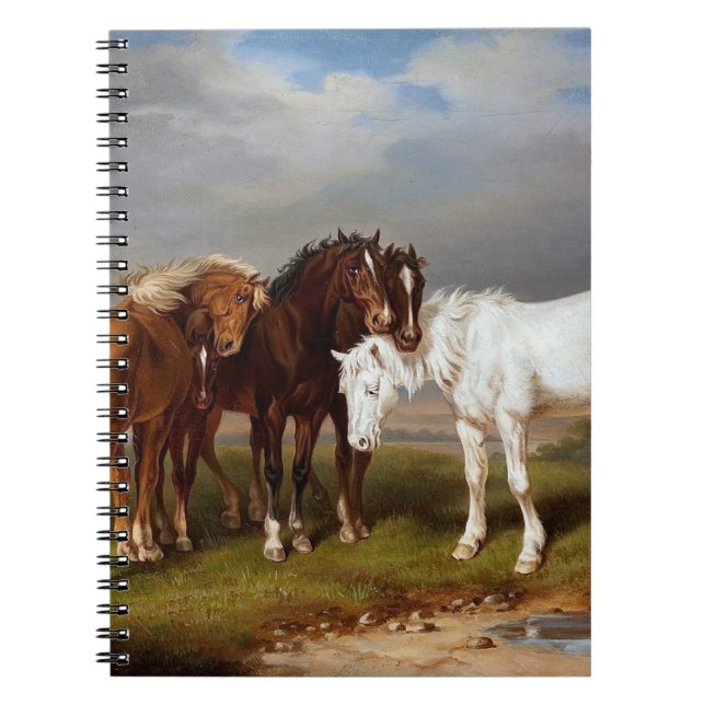 Hästcirca 1864 anteckningsbok (Framsidan)