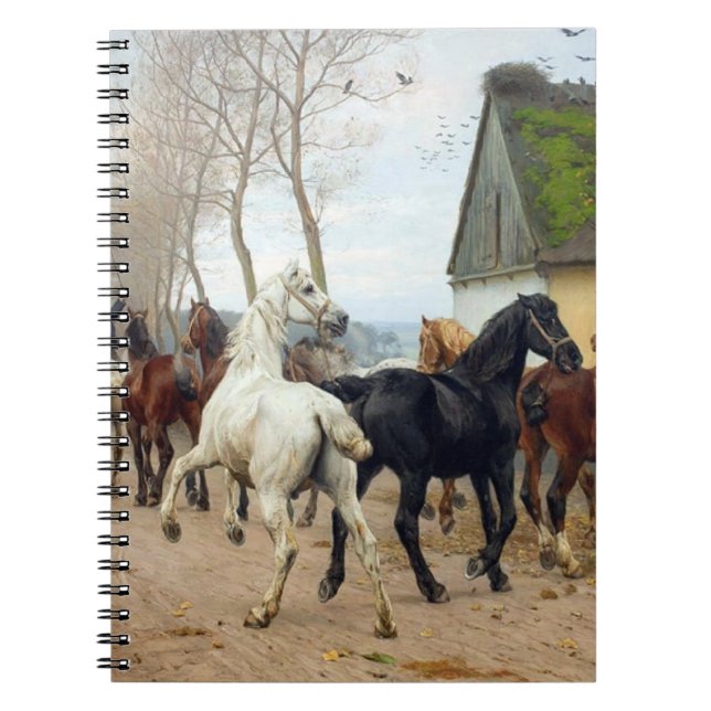 Hästcirca 1878 anteckningsbok (Framsidan)