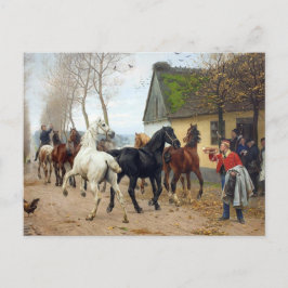 Hästcirca 1878 vykort