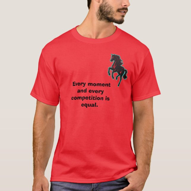 Hästcitat Grafisk T-Shirt (Framsida)