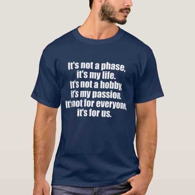 Hästcitat Säger flicka T Shirt (Framsida)