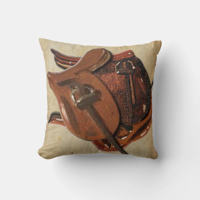 hästdekaler för sovrumsdekaler kudde (Framsida)