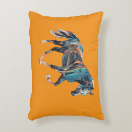 Hästdekorfärg Prydnadskudde