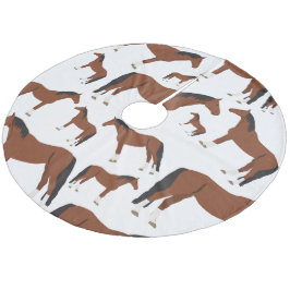 Hästdesign Julgransmatta Fleece