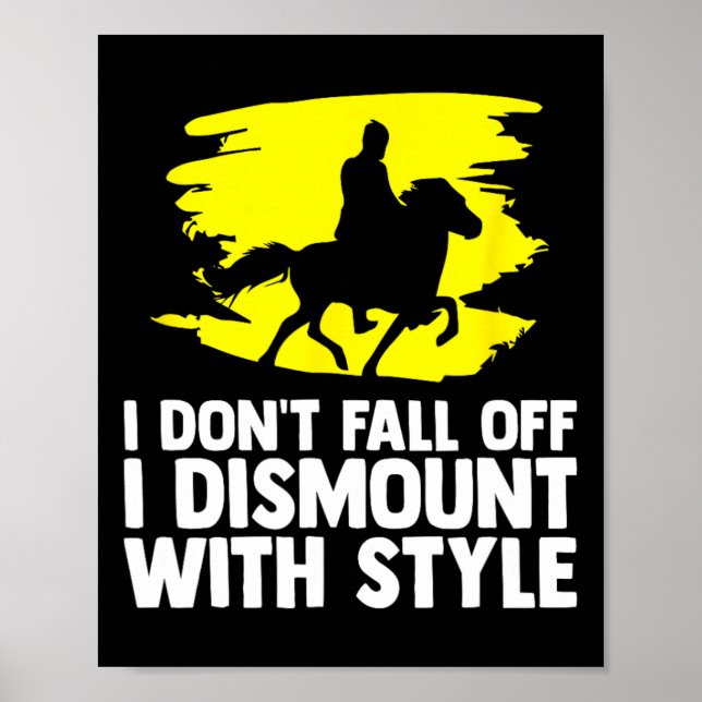 Hästdikt Hästar Ridning Equestrian Hästar Poster (Framsidan)
