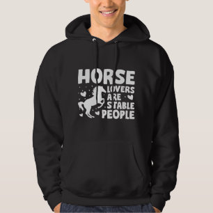 Hästdjur är stabila människor hoodie