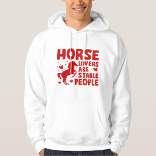 Hästdjur är stabila människor hoodie