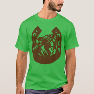 Hästdjur av järn t shirt