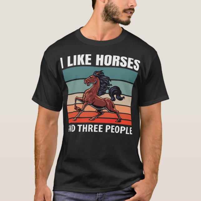 Hästdjur T Shirt (Framsida)