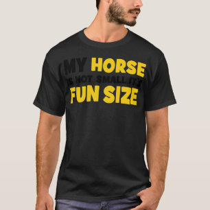Hästdjur visar hoppande t shirt