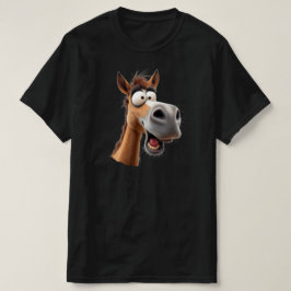 Hästdjurens tecknad är helt obekväm. t shirt