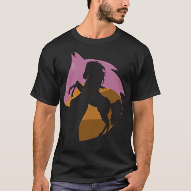 hästdjursälskare andalusisk ponny t shirt (Framsida)