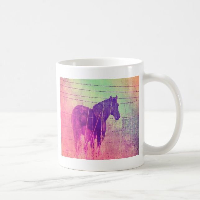 Hästdrömmar efter angelandspot. kaffemugg (Höger)