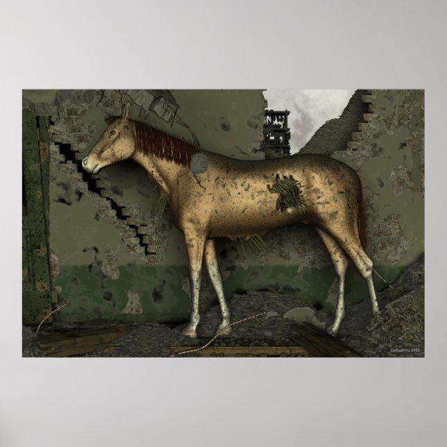 Hästen av halm poster (Framsidan)