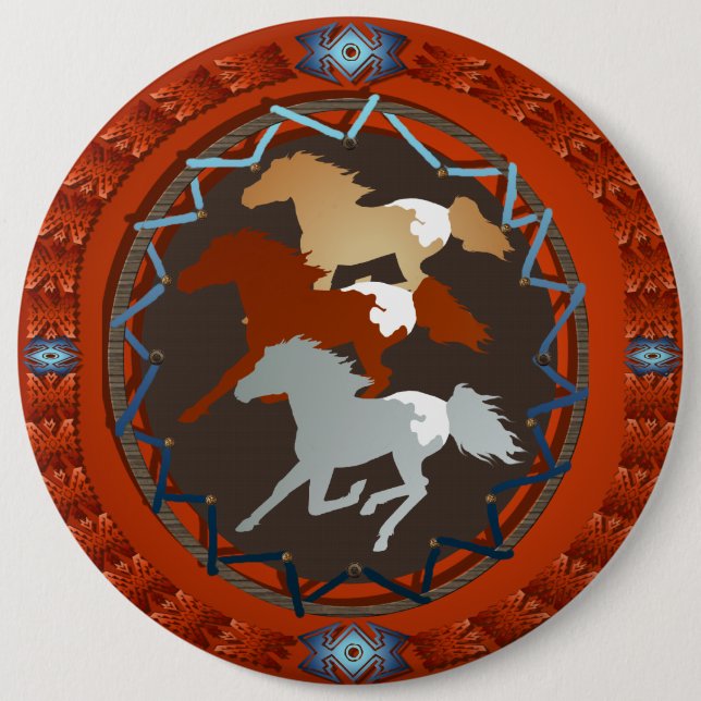 Hästen och Skydda-Knäppas Knapp (Framsida)