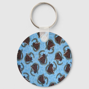 Hästen skor Keychain Nyckelring