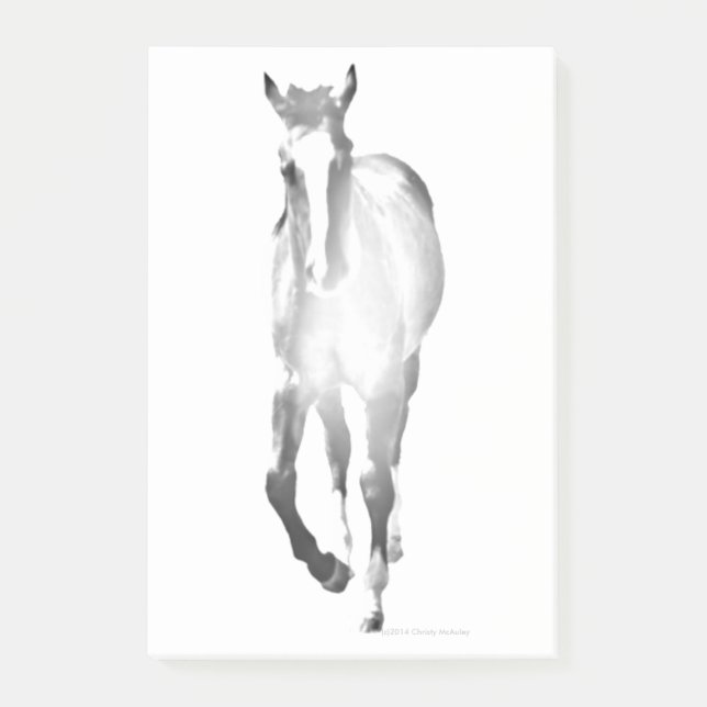 Hästen skuggar post-it block (Framsida)