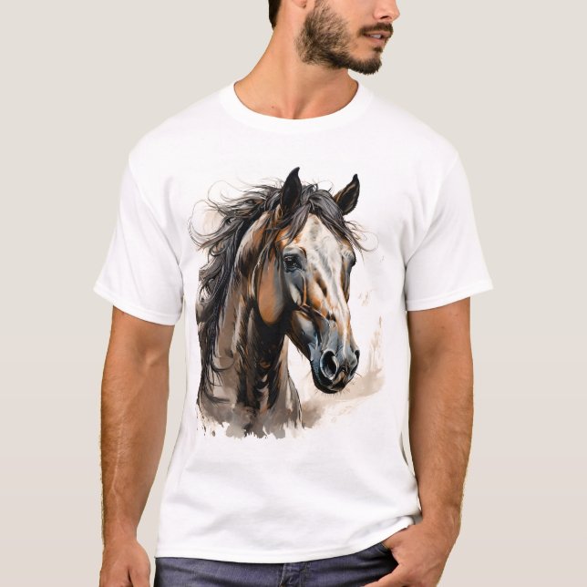 Hästen T Shirt (Framsida)