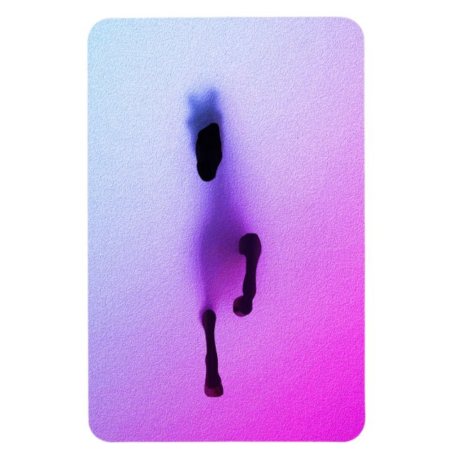 Hästens Ande – Abstrakt Väggkonst Magnet (Vertikal)