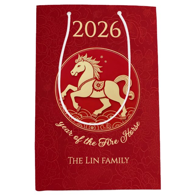 Hästens år 2026 kinesiskt nyår  (Framsidan)