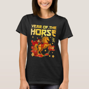 Hästens år 2026 - Kinesiskt Nyår Zodiak T Shirt