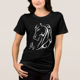 Hästens år Hästhuvud Symbol T Shirt