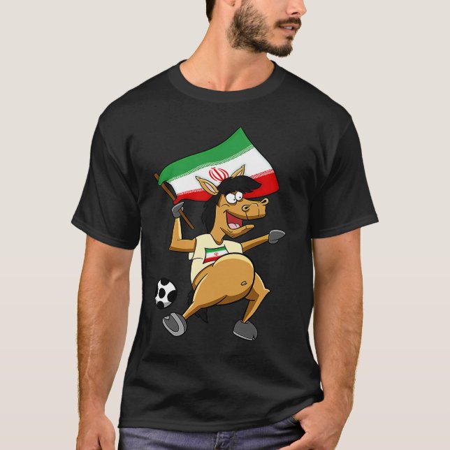 Hästfläkt Iran T Shirt (Framsida)
