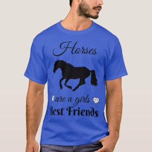 Hästflickor Bästa vänner Riding Equestrian T Shirt