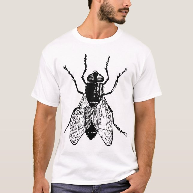 Hästfluga och larva tröja (Framsida)