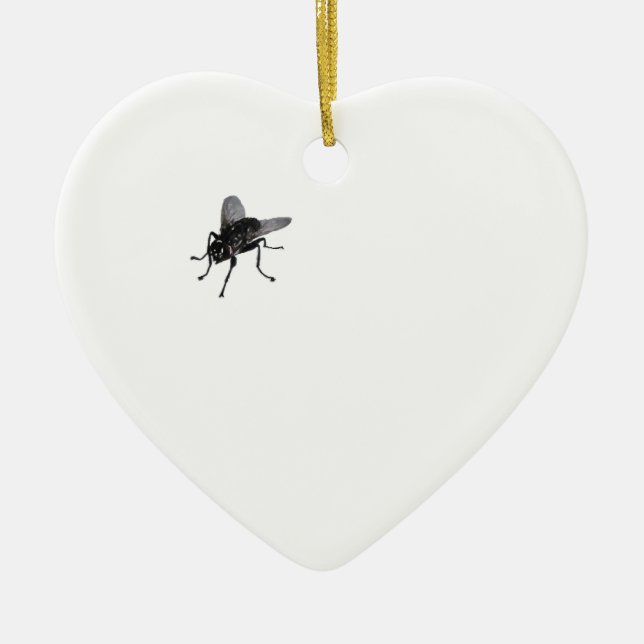 Hästfly. Julgransprydnad Keramik (Framsidan)