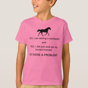 Hästfolk humor t-shirt
